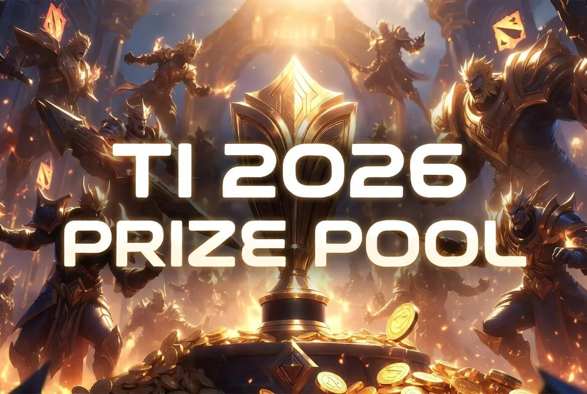 Cofre simbolizando a premiação do The International 2026